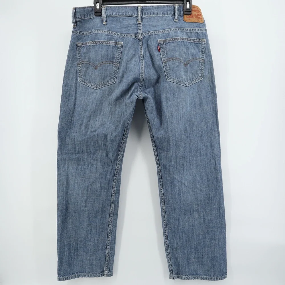 Levi Strauss 569 Loose Fit Mens Jeans Blue Wash Size 38x32 -‎ Flaws